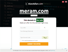 Tablet Screenshot of meram.com